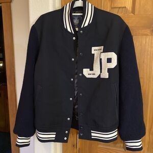 J Press Letterman Varsity Jacket MEDIUM New Haven NY “Originals” Sweater Sleeves